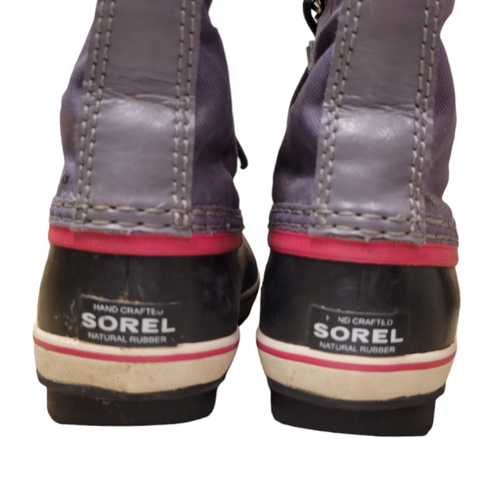 Sorel Yoot Pac Waterproof Snow Boot Faux Fur Lined Girls Size 1 - Picture 4 of 8